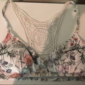 Floral Bathing Suit Top